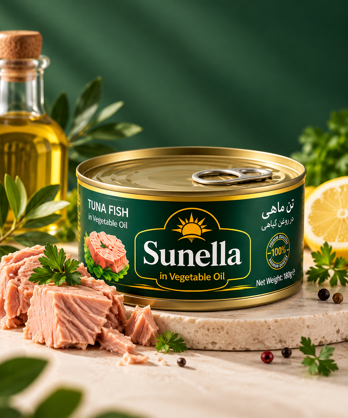 Sunella Tuna Fish in vegetable oil for salads, sandwiches and quick meals