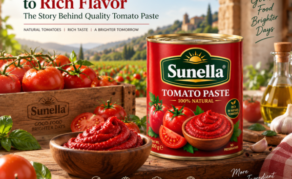 Quality tomato paste made from fresh tomatoes – Sunella Food